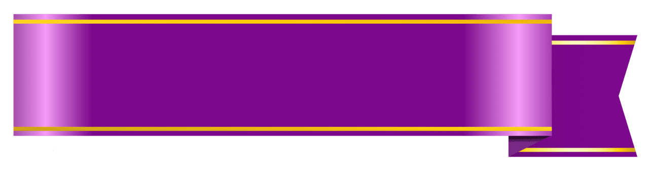 Purple banner clipart picture