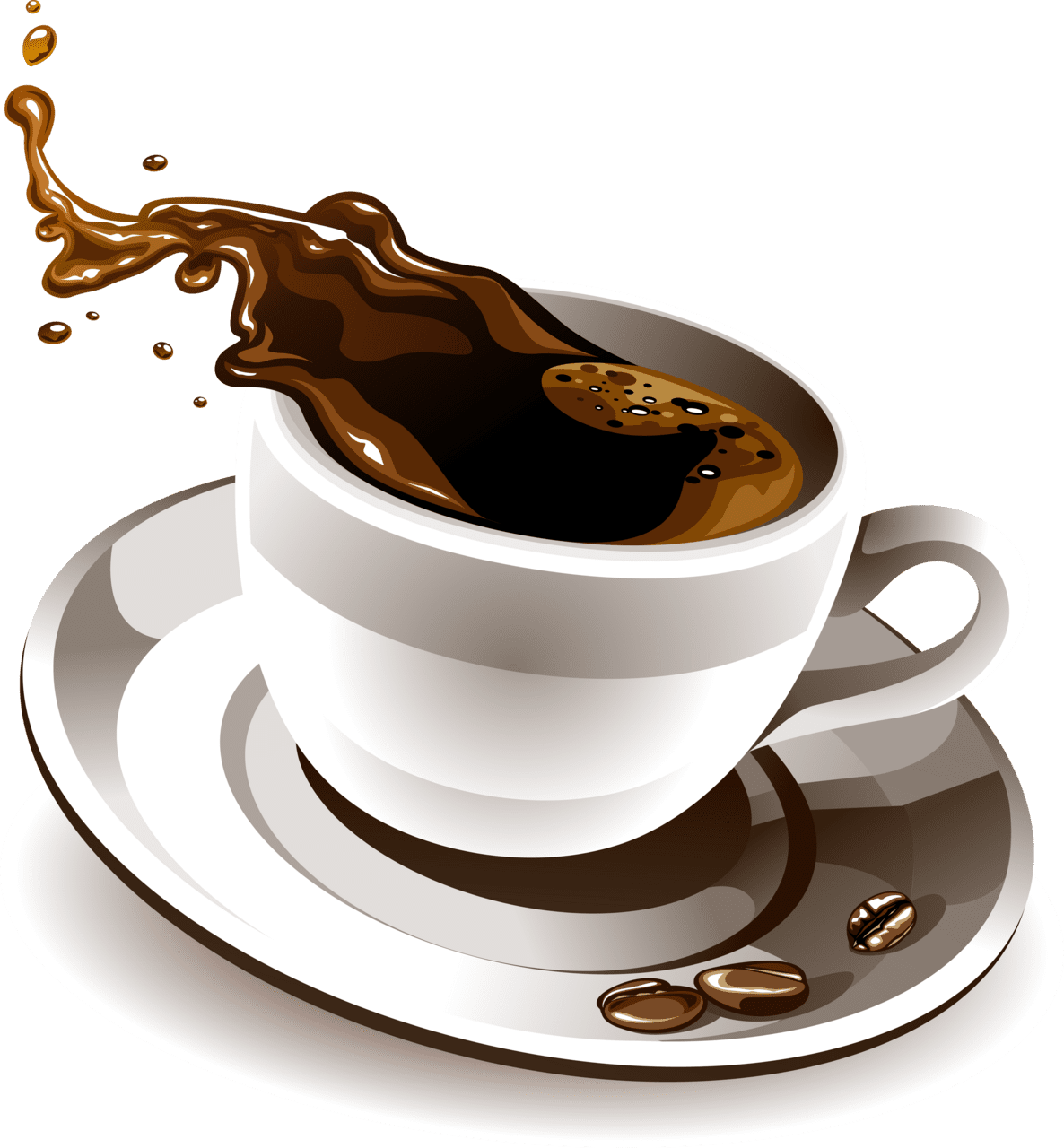 Coffee pin page clipart image