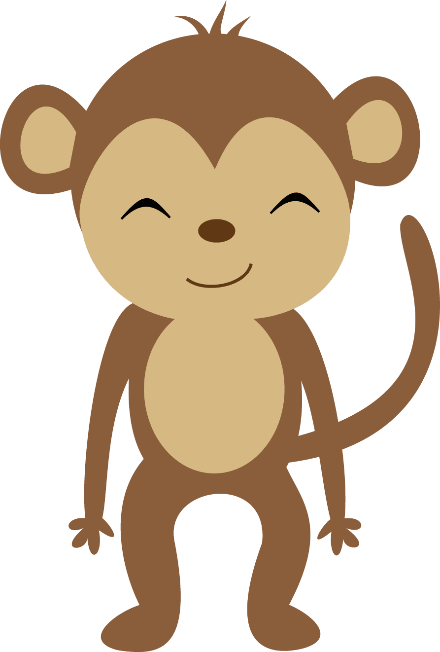 Monkey pin page clipart transparent 3