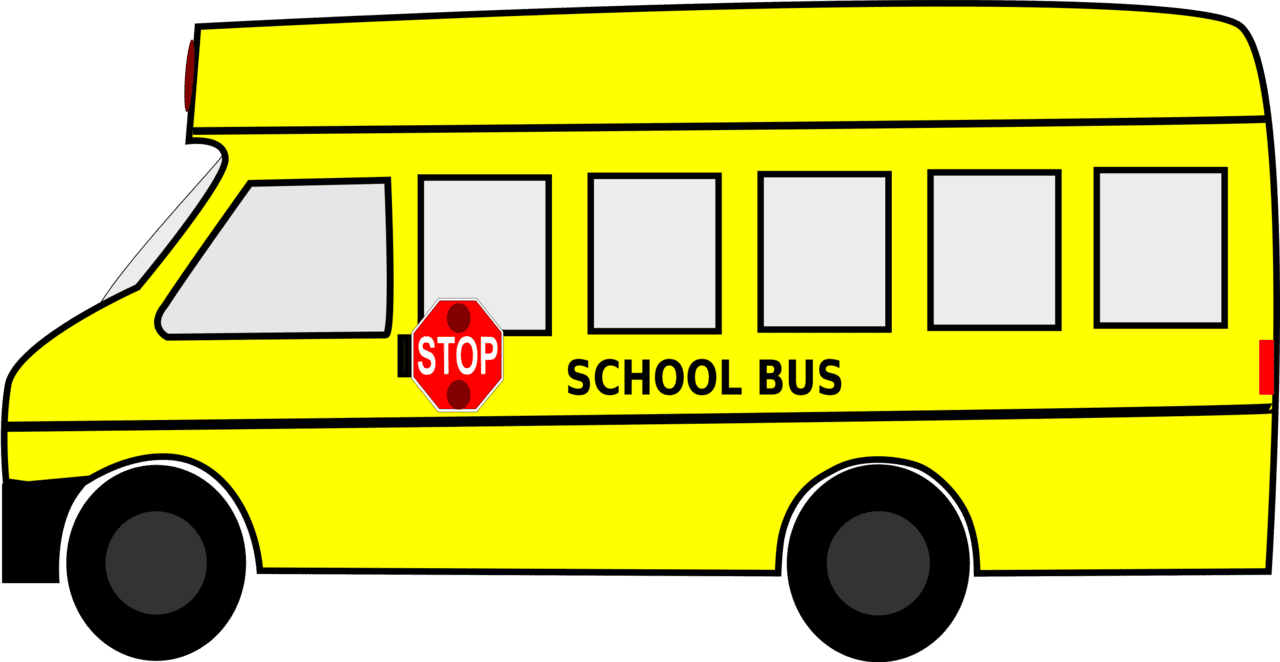 School bus clipart transparent