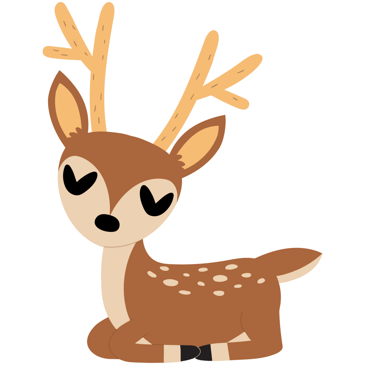 Deer pin page clipart photo 2