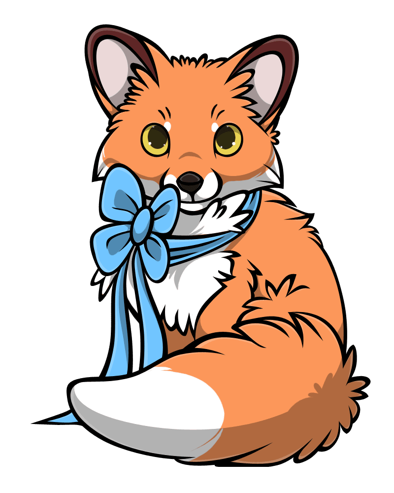 Fluffy fox base by pixelraccoon deviantart animal art cute clipart vector