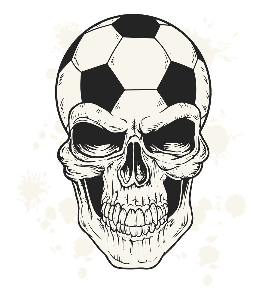 Soccer art prints printed wall decor society clipart free