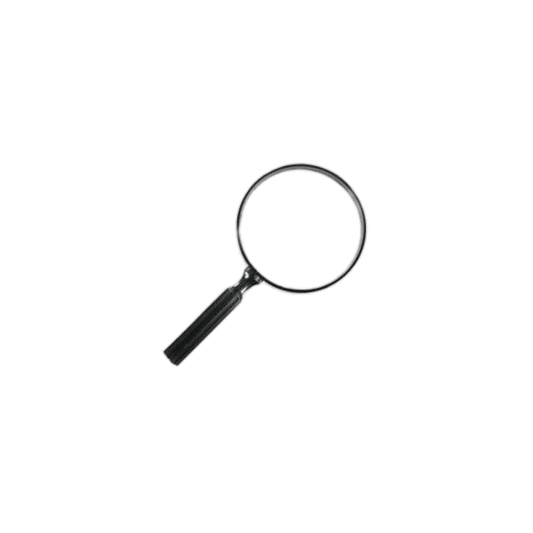 Magnifying glass pin page clipart vector 2