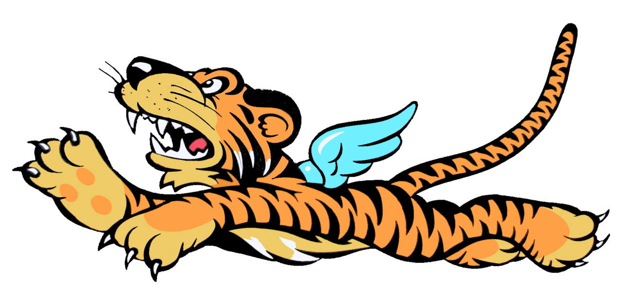 Tiger pin by kamu legendworks nose art aircraft aviation clipart transparent