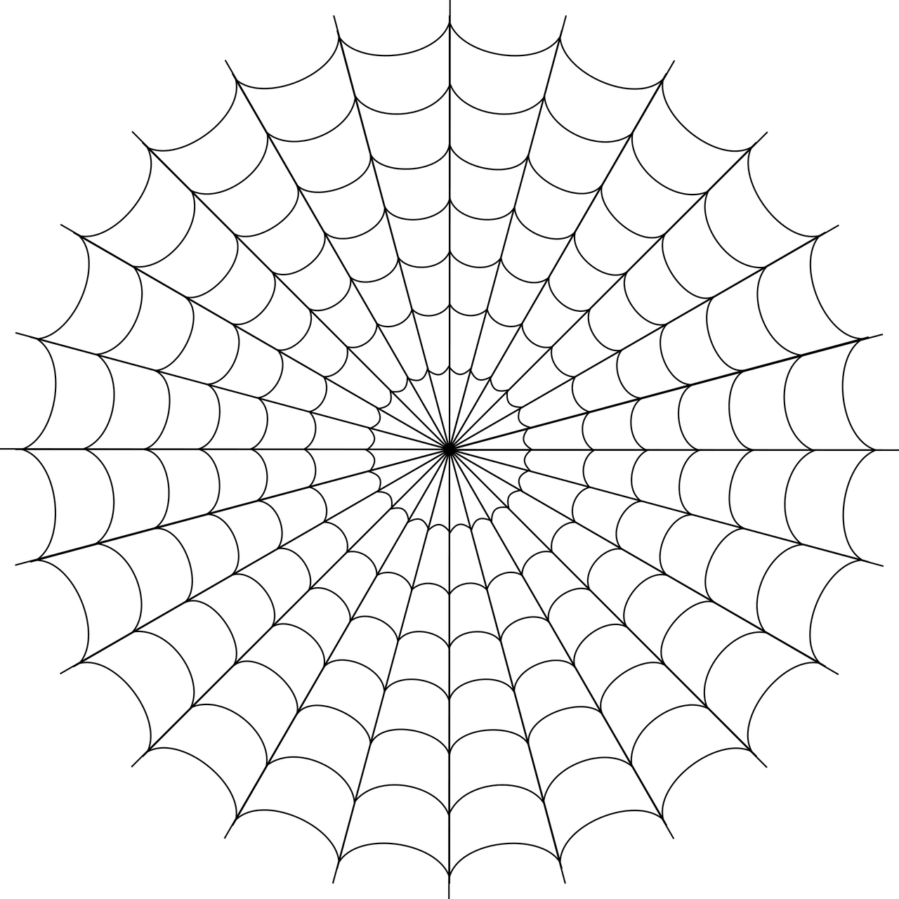 Spider pin page clipart image 2