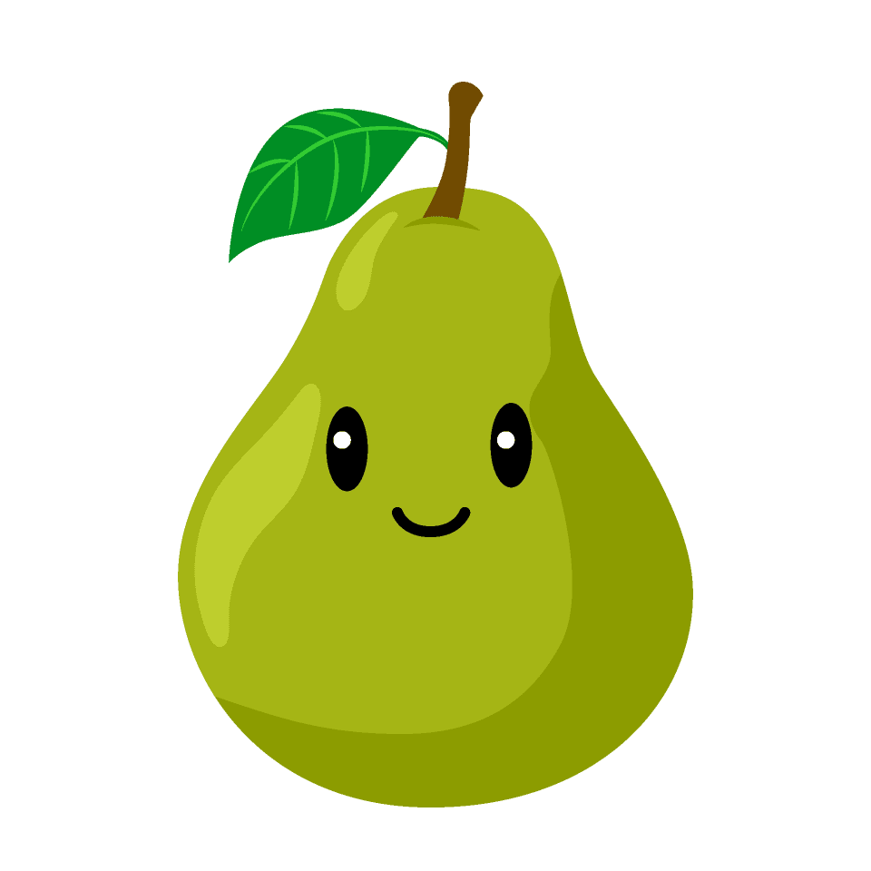 Fruit cute pear clipart pictures illustoon