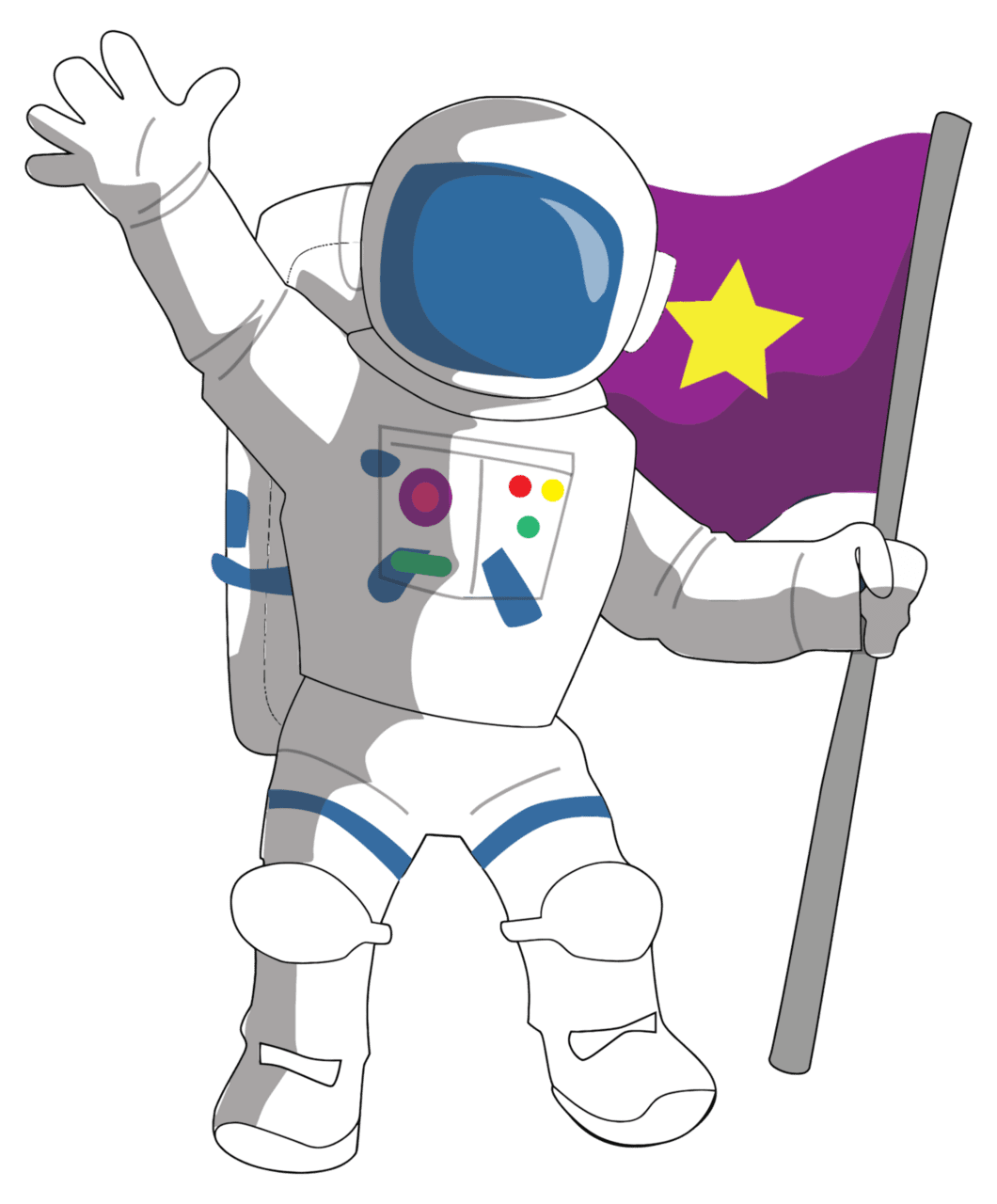 Astronaut clipart free