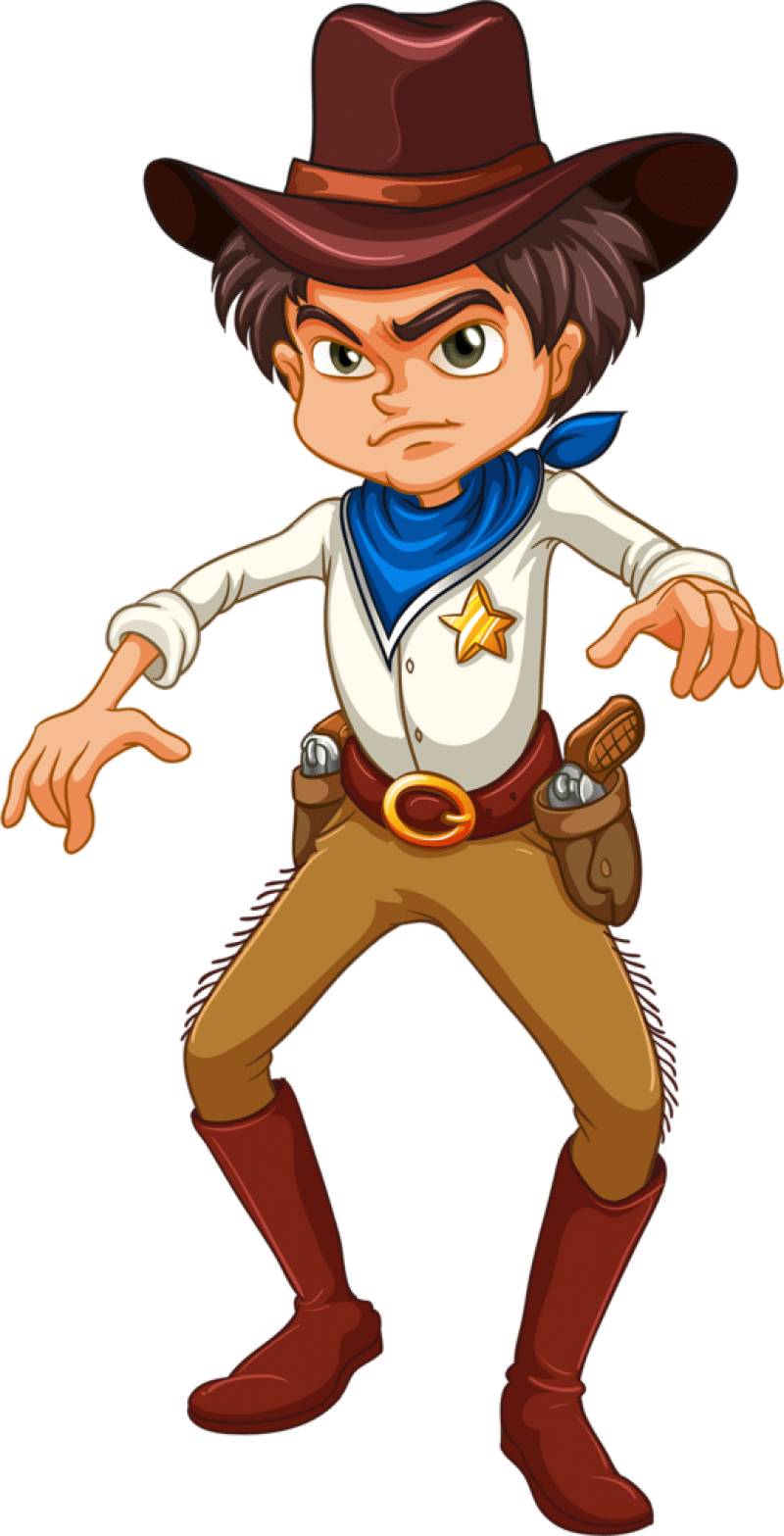 Cowboy hat pin page clipart transparent 3