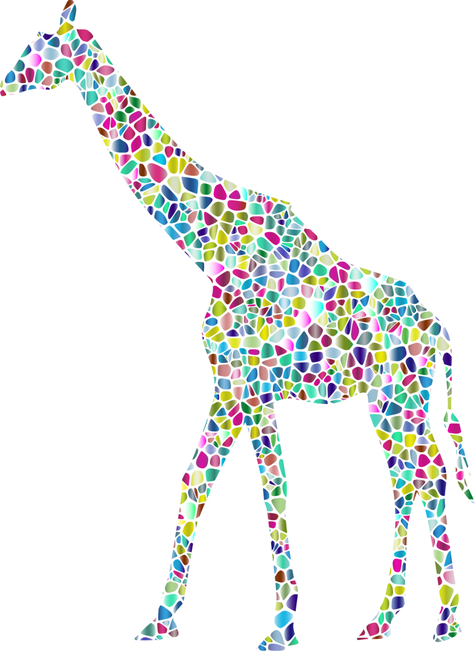 Giraffe pin page clipart clip art