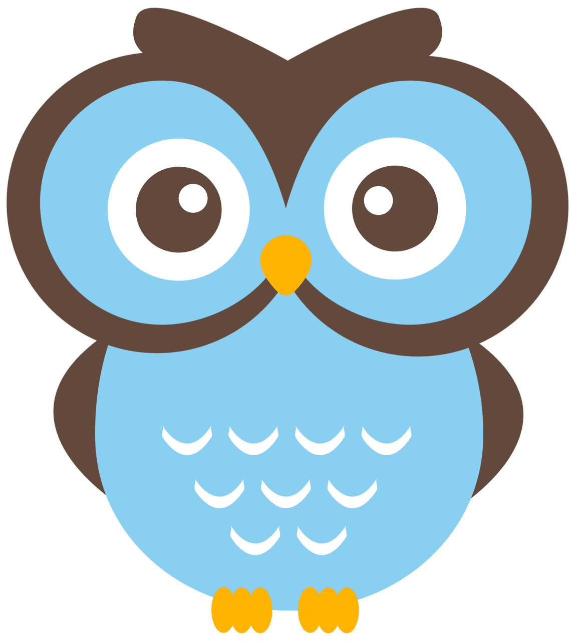 Cute owl clipart image