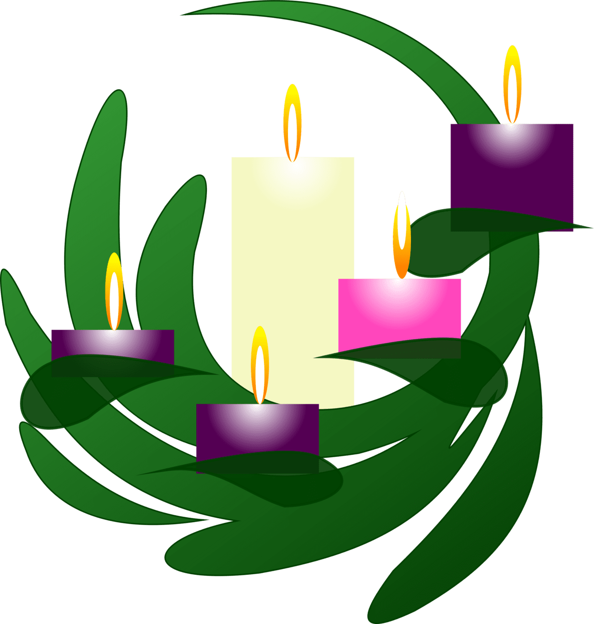 Church advent wreath clipart huge bie for powerpoint presentation berserk image