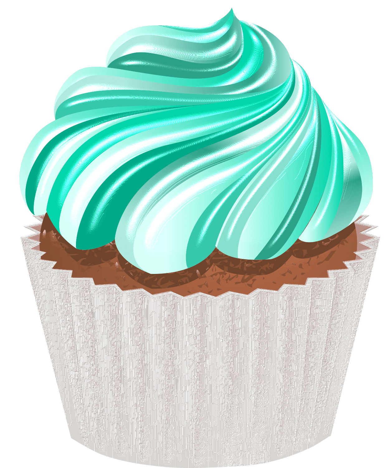 Cupcake pin page clipart image 2