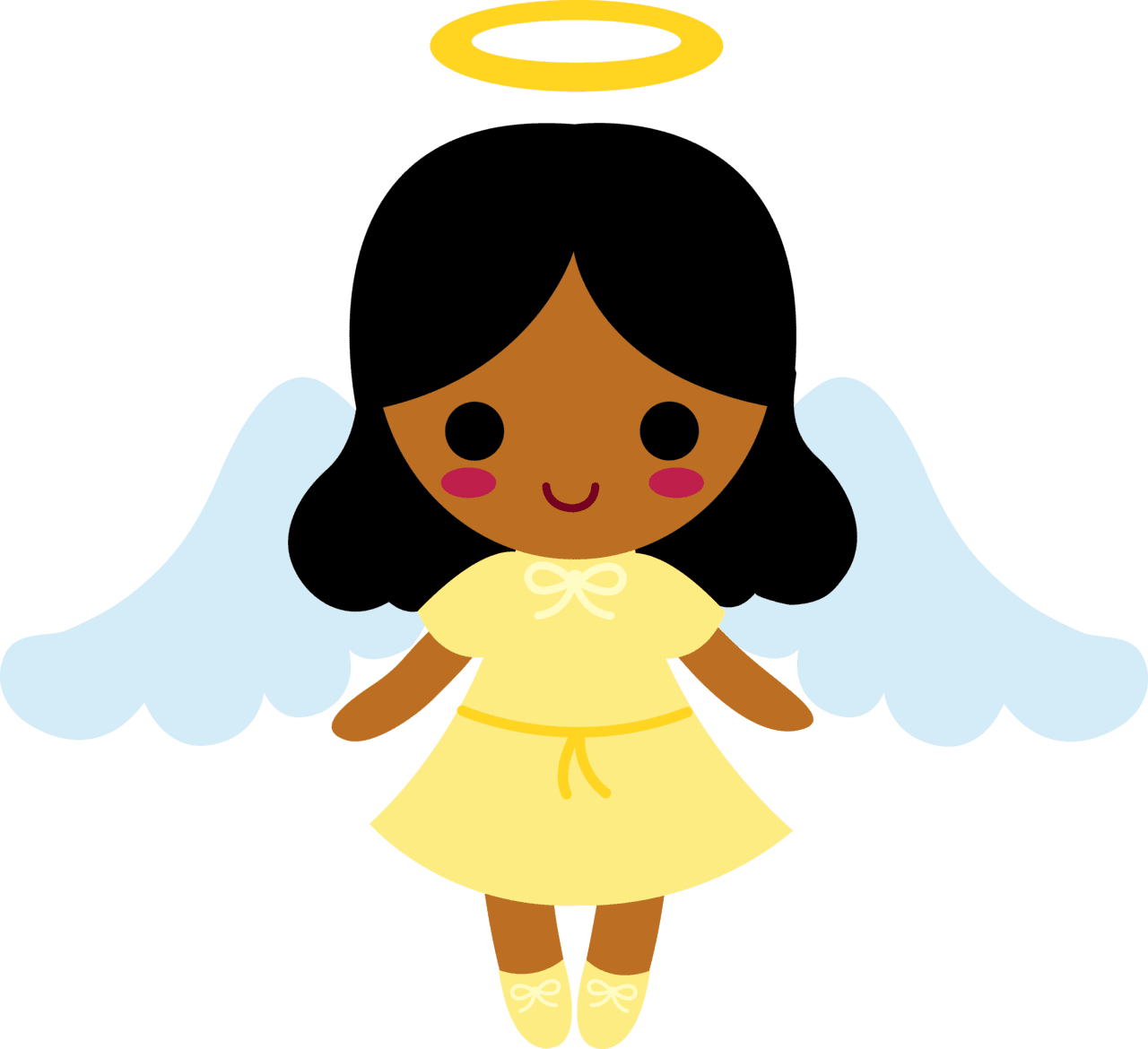 Cartoon angel clipart transparent