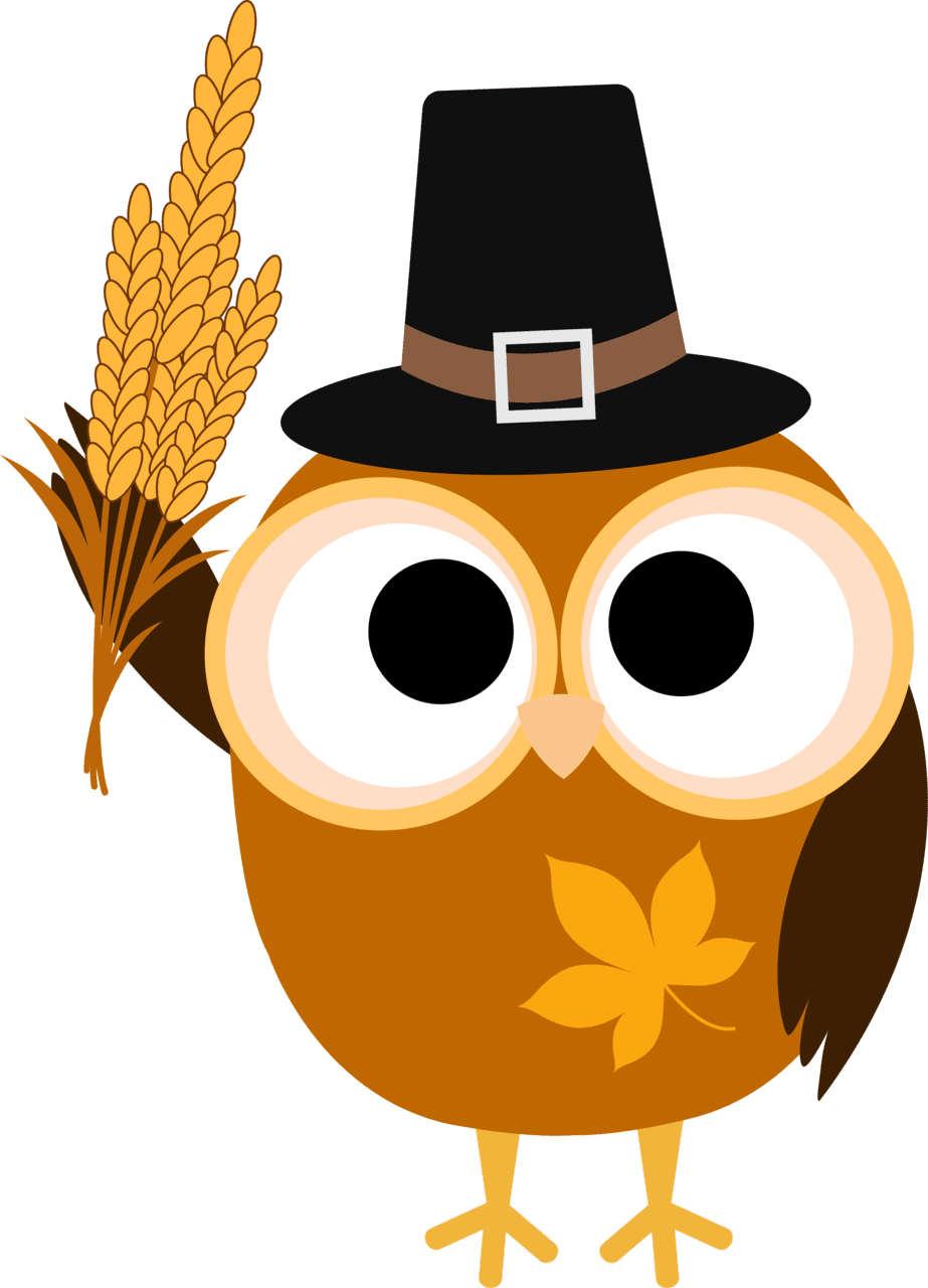 Owl pin page clipart clip art