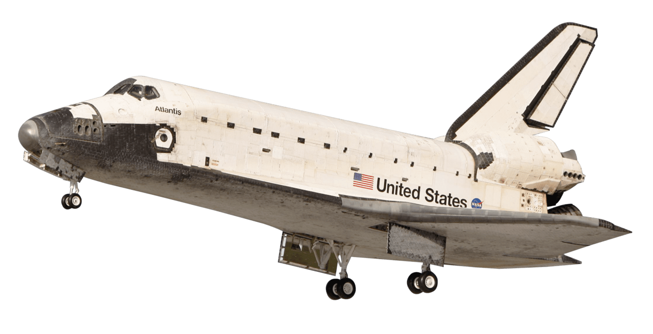 Plane space shuttle image for clipart