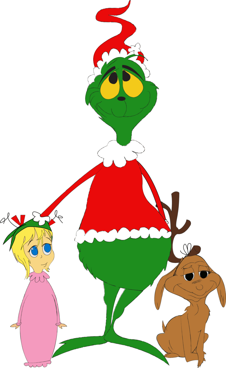 Whimsical grinch clipart transparent