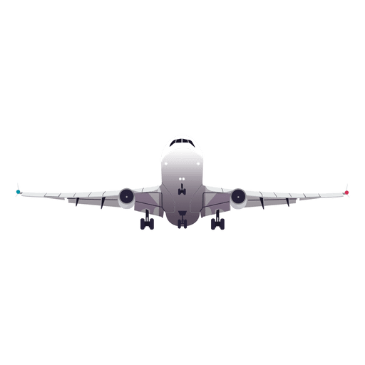 Plane aero air undercarriage wing clipart image