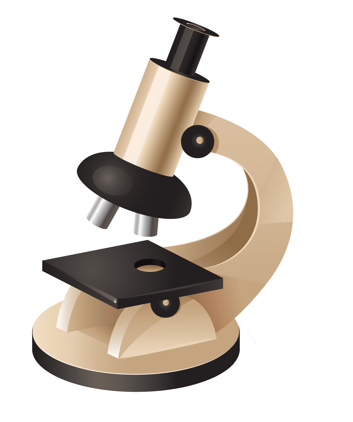 Science microscope clipart image