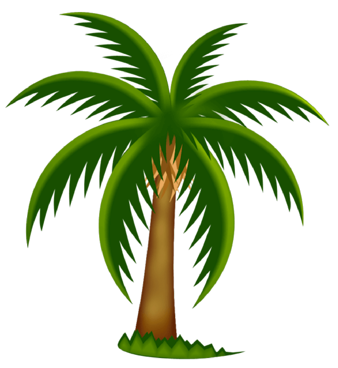 Palm tree clipart image logo vector brand 2