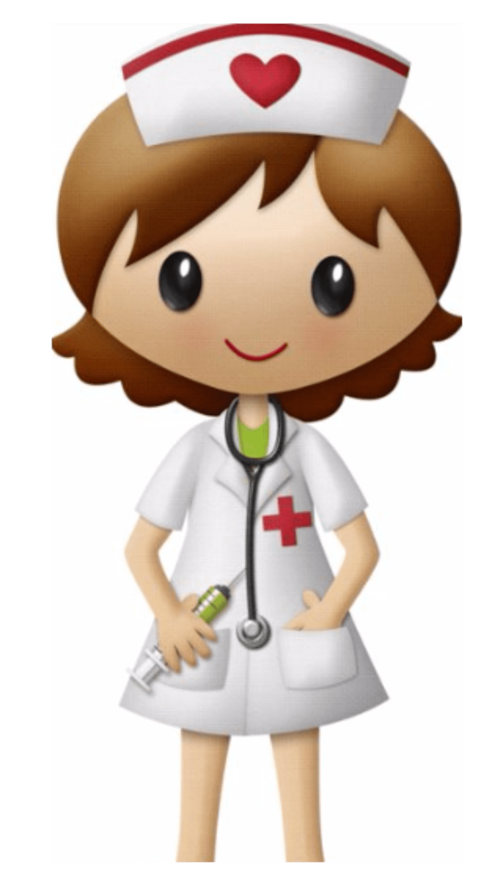 Stethoscope cartoon nurse clipart logo