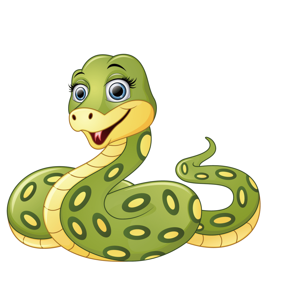 Snake pin page clipart image