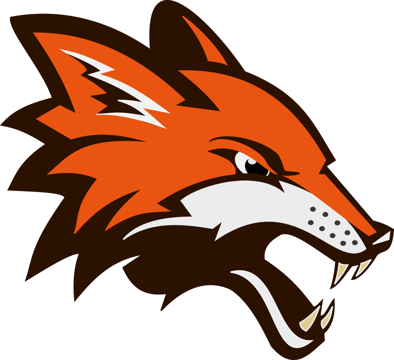 Angry fighting fox remix clipart free