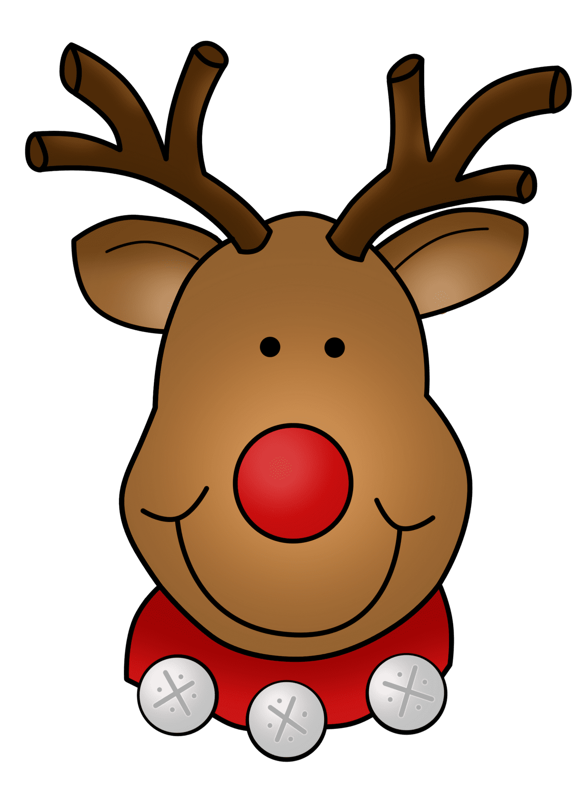 Reindeer pin page clipart photo