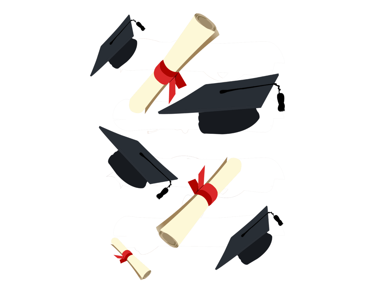 Graduation cap pin page clipart picture 3