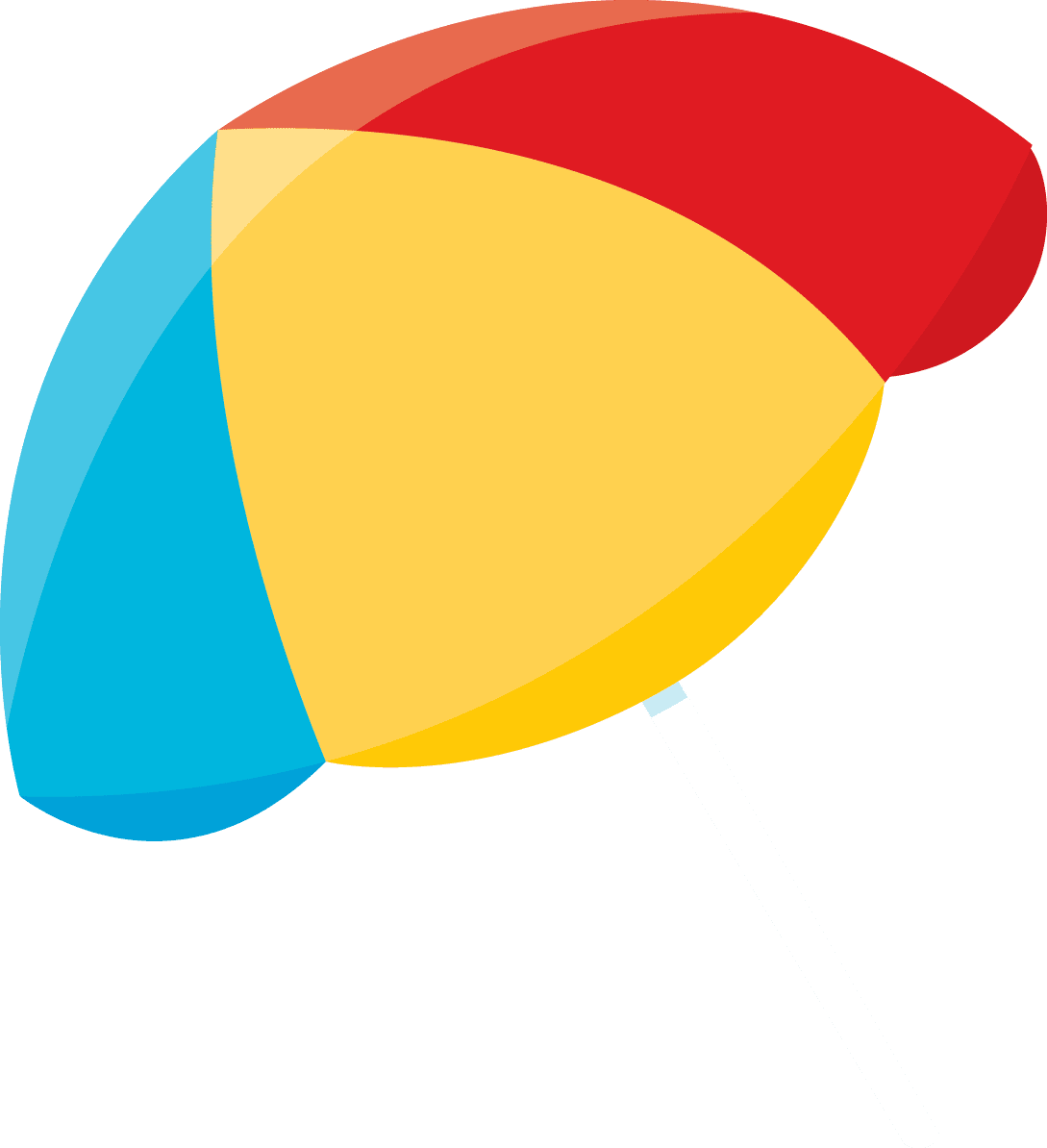 Umbrella pin page clipart free