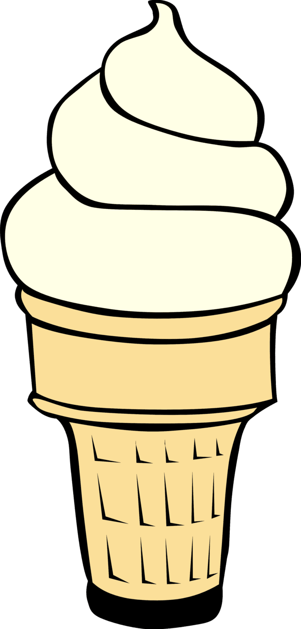 Food ice cream cone clipart images