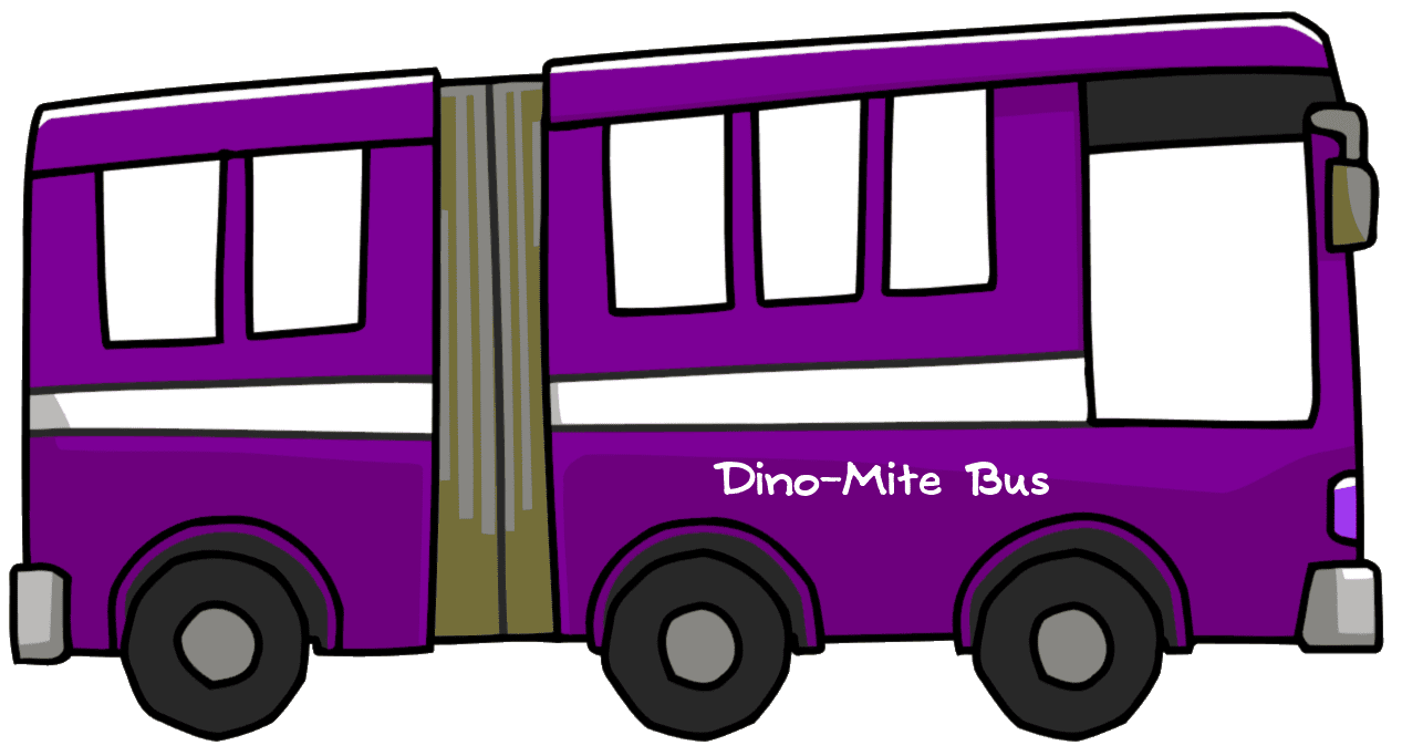 Dino mite bus blue clues toy car wooden toys clipart free