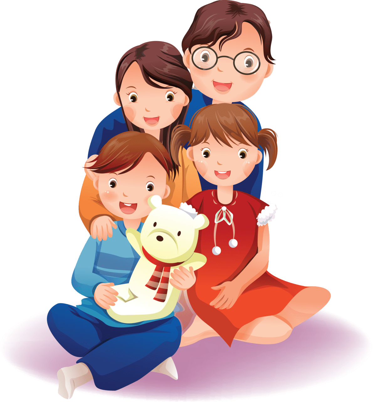 Family pin page clipart free