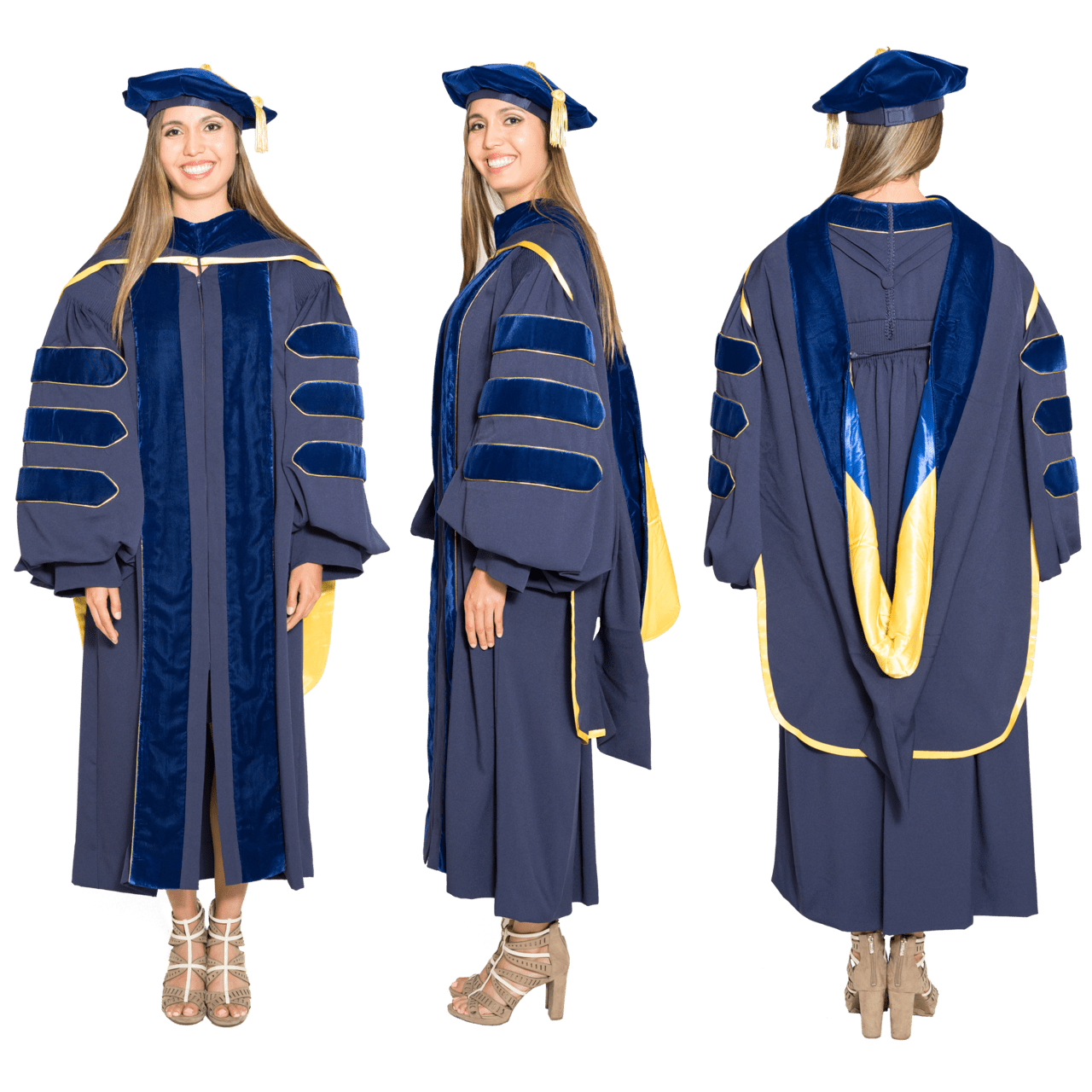 Graduation cap doctoral regalia stoles university of california mencement clipart vector