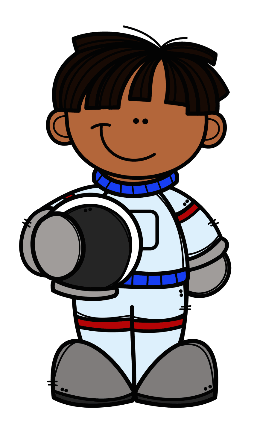 Astronaut pin page clipart transparent 2