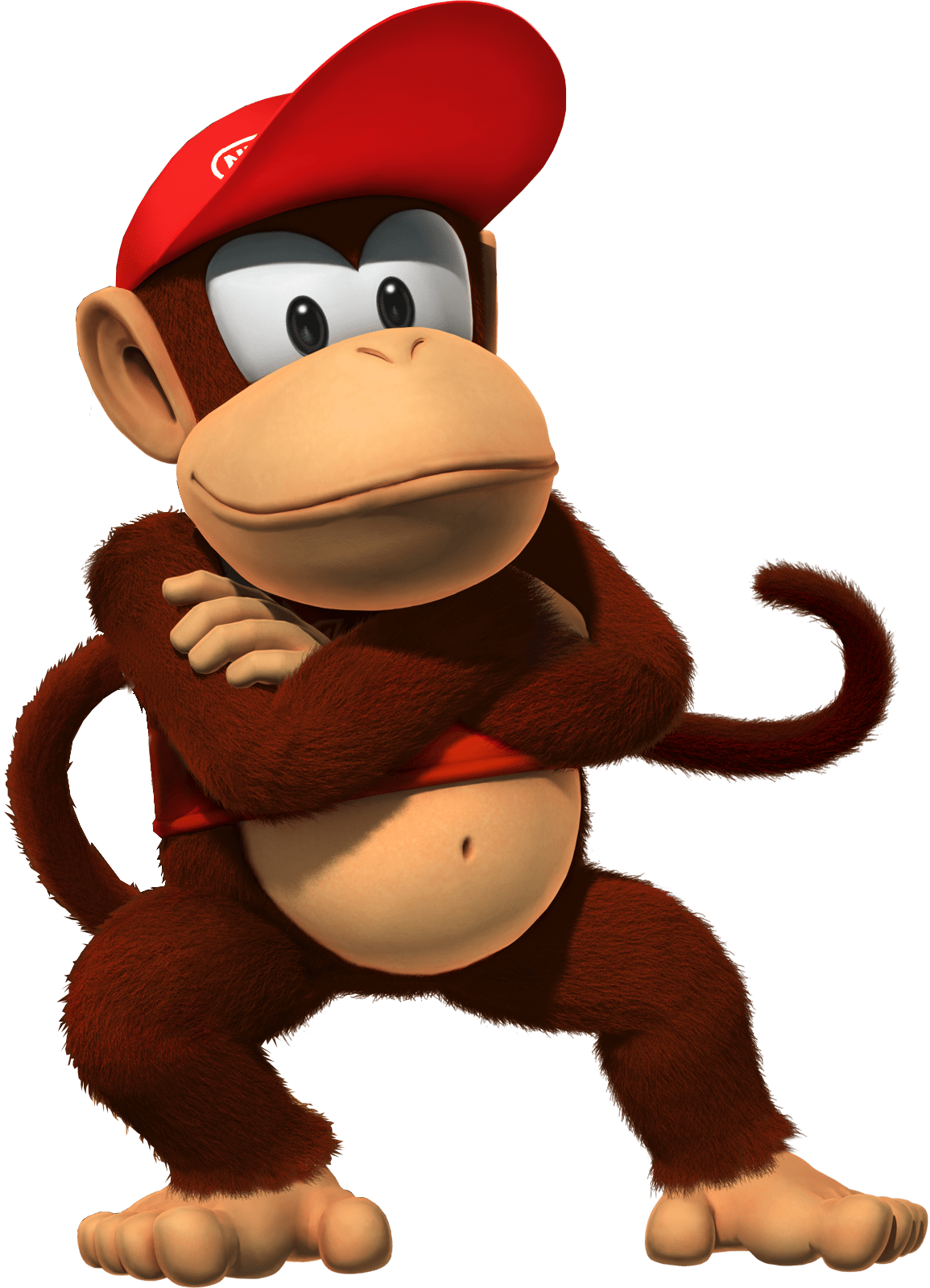 Monkey donkey kong country main characters clipart background