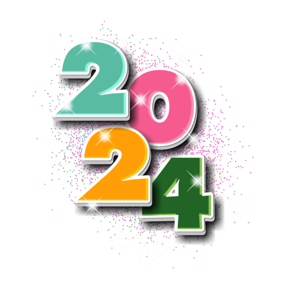 Happy new year 2024 clipart clip art 2