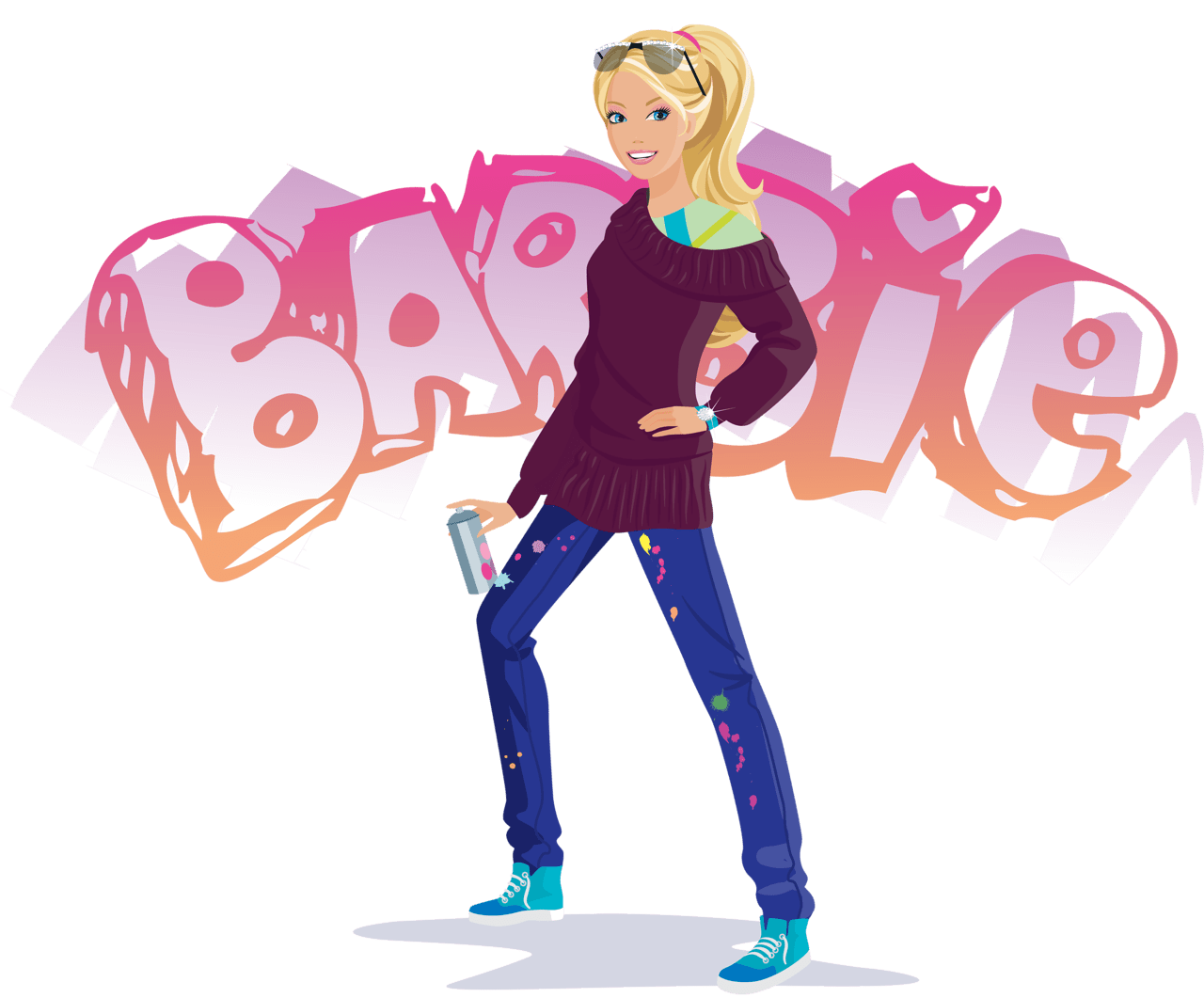 Barbie bie minas decoupage clipart free