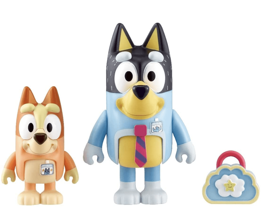 Bluey work bandit dad bingo andy toy chest clipart image
