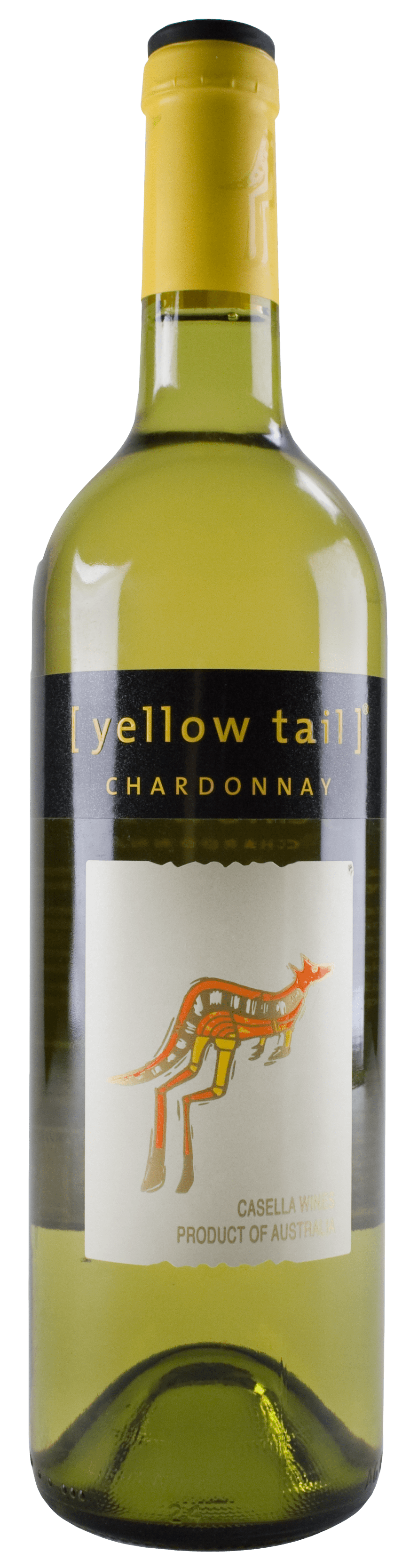 Water bottle yellow tail wine clipart photo