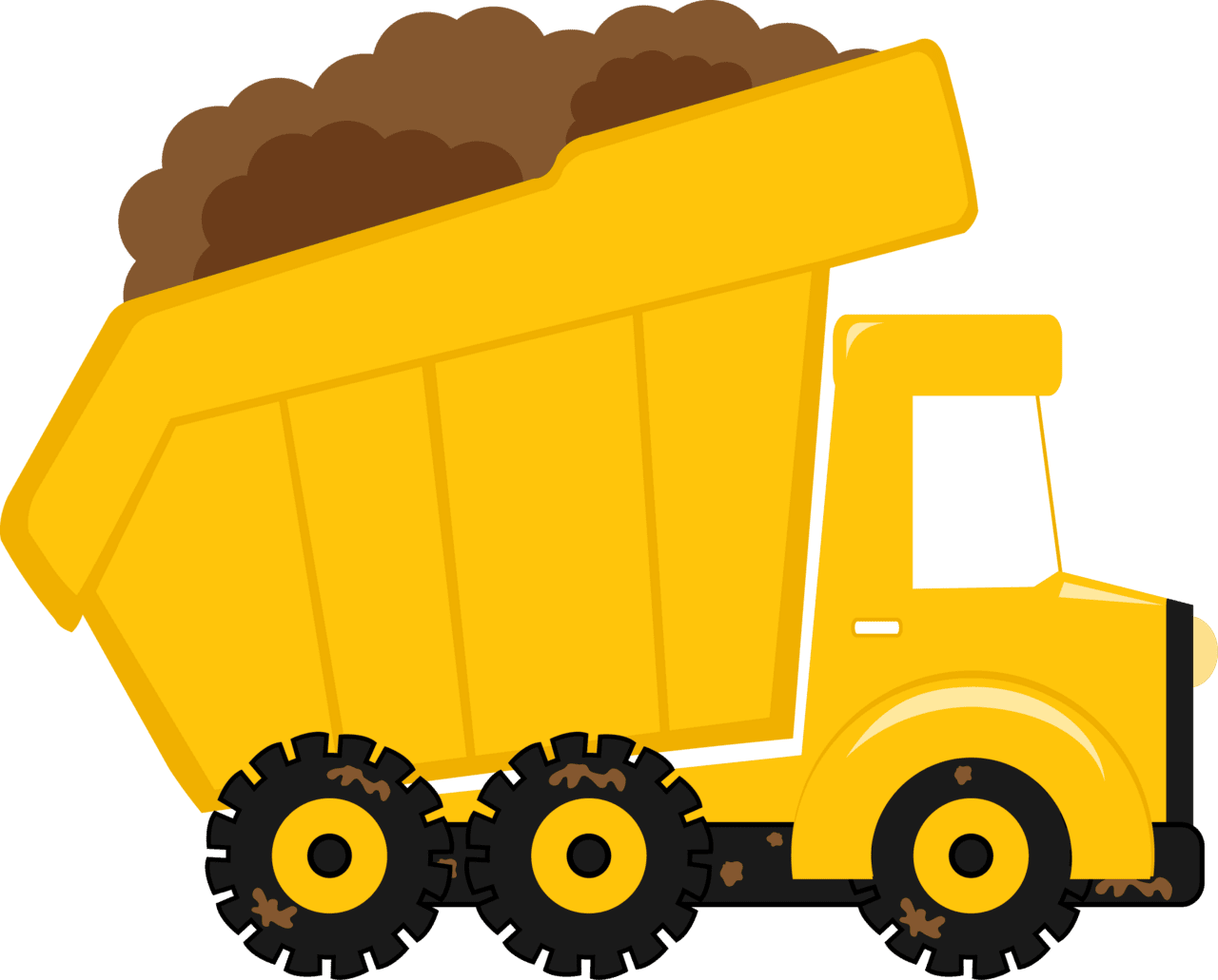 Truck pin page clipart image