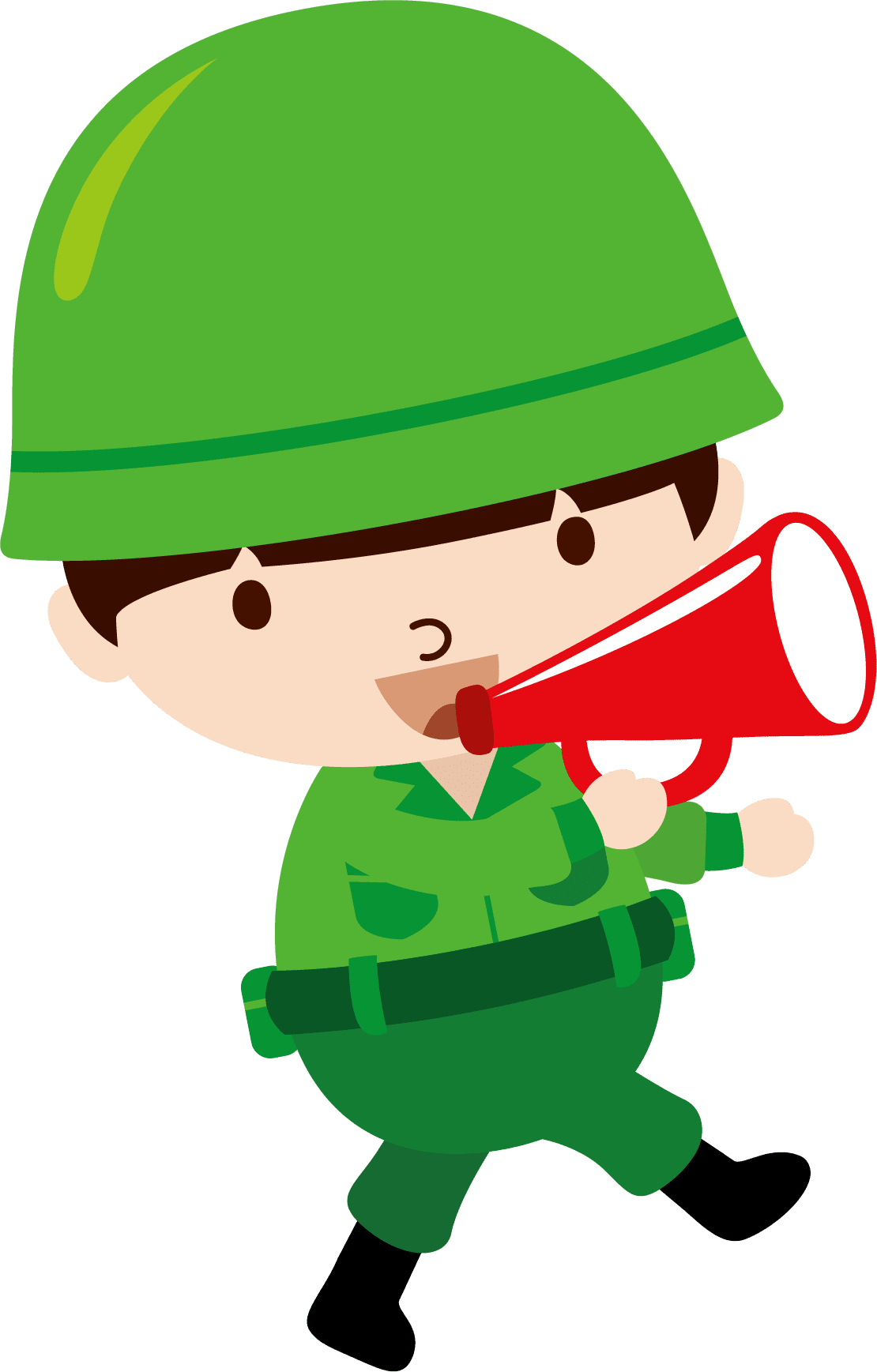 Megaphone pin page clipart background