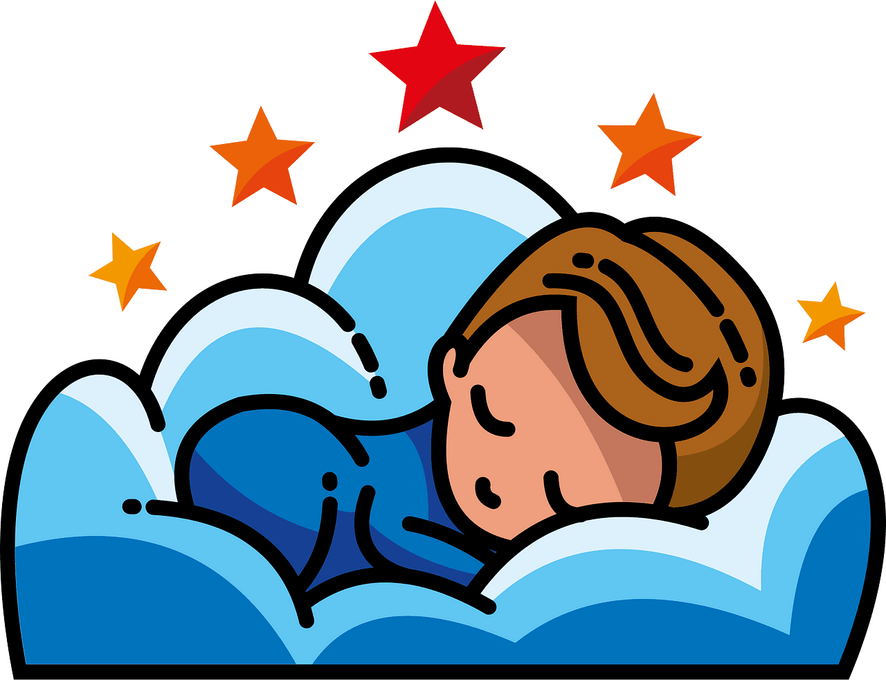 Sleeping clipart images