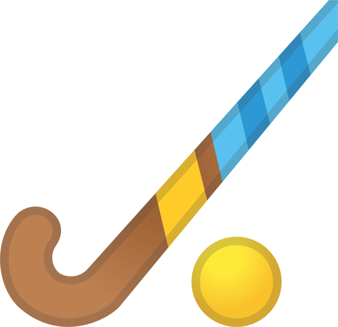 Field hockey emoji for clipart picture