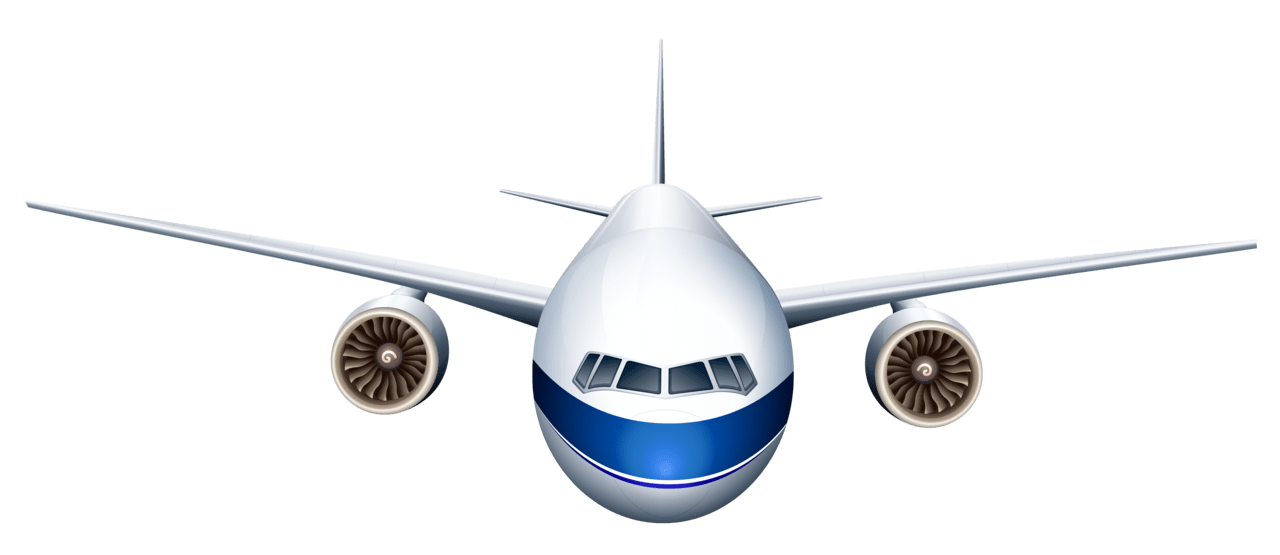 Travel airplane clipart vector