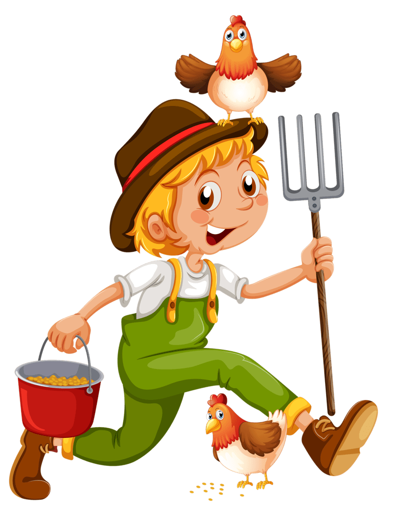 Farm pin page clipart free