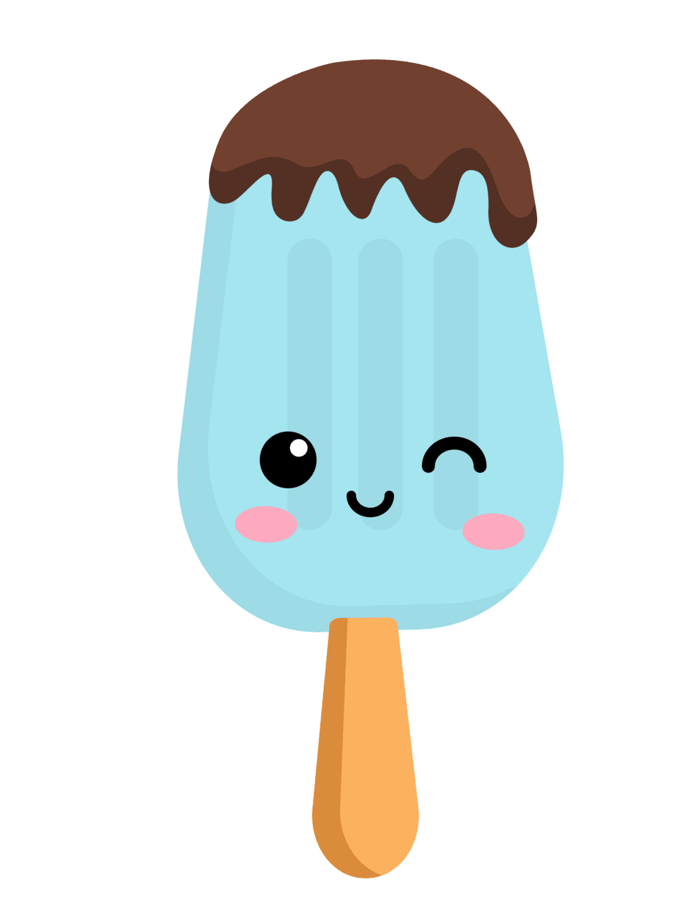 Popsicle pin page clipart background