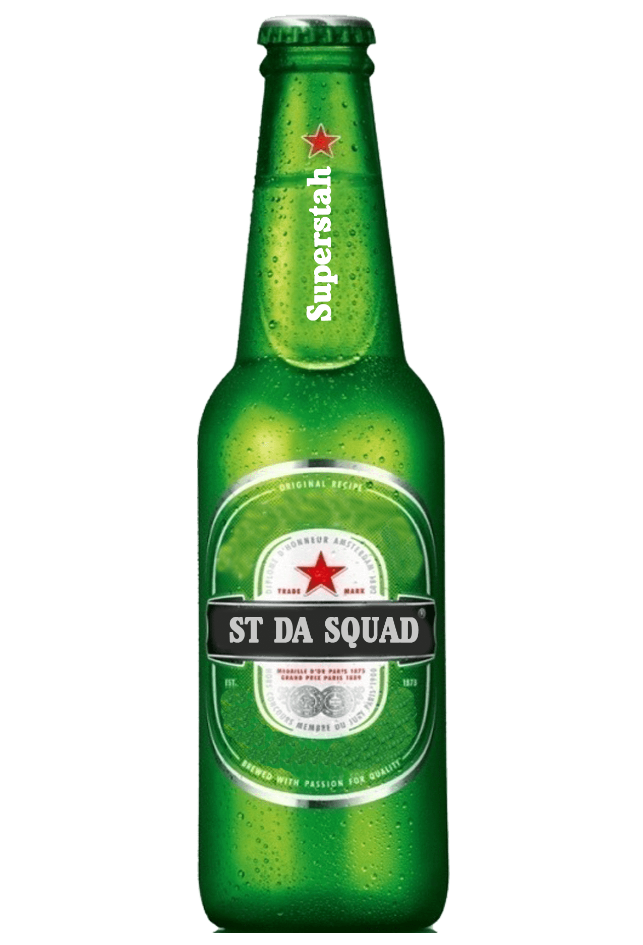 Beer green bottle clipart photo