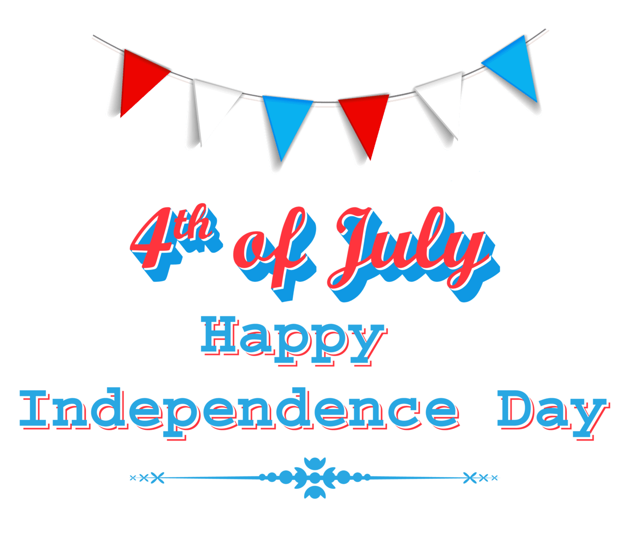 July dependence day clipart background