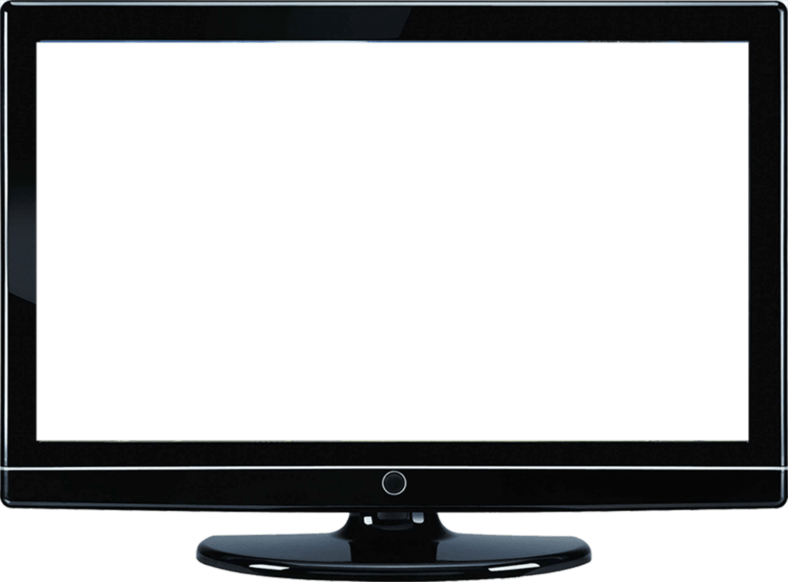 Tv lcd television clipart vector